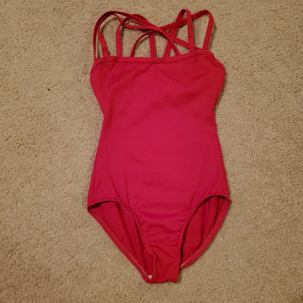Strappy ballet leotard